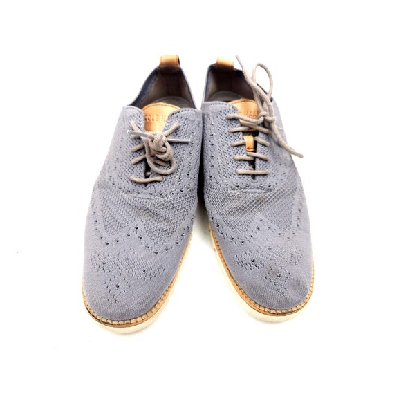Cole Haan Zerogrand Stitchlite Wingtip Shoes Sneakers Mens Size 7.5 Grey